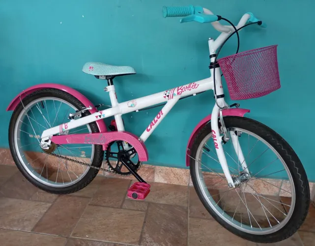 Bicicleta Caloi aro 20 Barbie