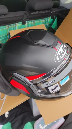 Capacete HJC i100 articulado 180 graus, seminovo.