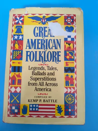 Livro em Inglês "Great American Folklore", de Kemp. P. Battle