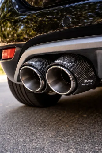 Ponteira dupla de escapamento Akrapovic carbono (Aceito Propostas)