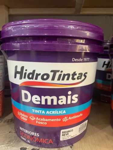 Tinta Acrílica Hidrotintas Demais 3L