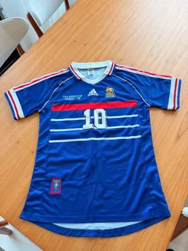 Camisa Zidane França Copa 1998