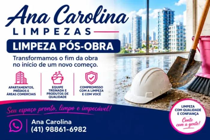 LIMPEZA PÓS-OBRA