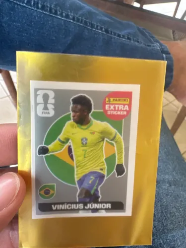 Figurinha Vini Jr PRATA