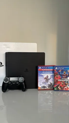 Ps4 slim 1tb com 2 jogos COM GARANTIA DE LOJA SUPER PROMOÇÃO
