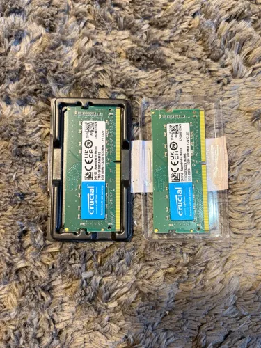 2 Memória RAM 8gb DDR4 3200 Crucial