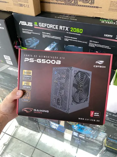 FONTE REAL 500W 80PLUS BRONZE GAMING