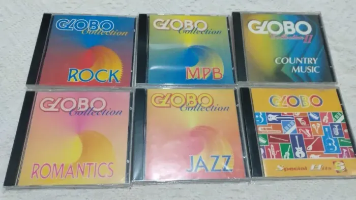 Cd promocional Coleção Globo Collection lote 6 cds