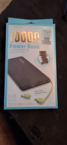 Power Bank pineng 10000 mha Slim Branco - CARREGADOR PORTATIL