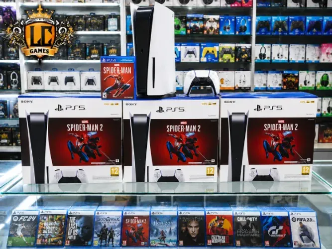 PS5 COM HOMEM ARANHA + 84 JOGOS + GARANTIA O6 MESES + BRINDES I LOJA FISICA BH