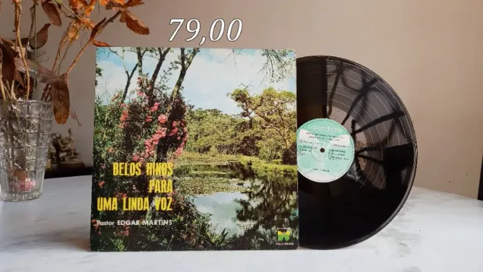 Lp vinil gospel - belos hinos para uma linda voz - edgar martins 1967