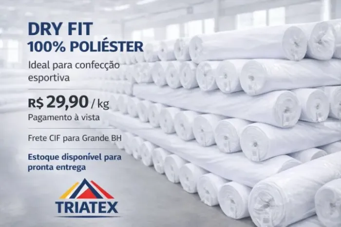Tecido dry fit para Sublimação Digital