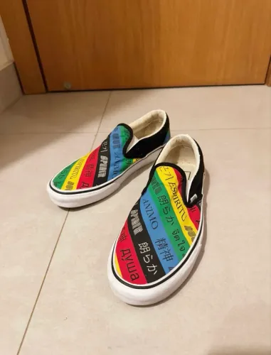 tênis vans clássico slip on spirit multi 