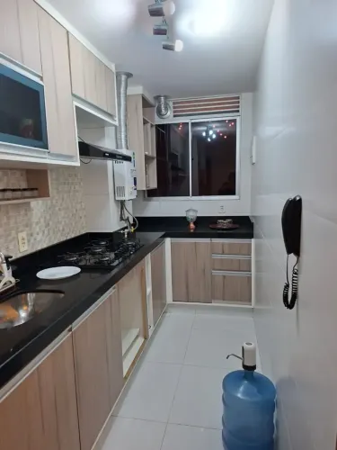 Apartamento térreo com area externa no Aeroporto