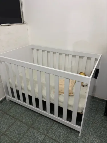 Berço Americano 3 em 1 Com Colchão