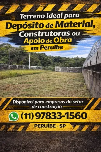 Terreno 350m² para Depósito ou Apoio de Obra - Peruíbe