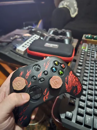 Controle Xbox séries X personalizado, perfeita pra usar sem defeitos ou avarias