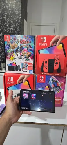 Nintendo Switch Oled Semi new Desbloqueado 128gb + Garantia