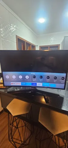 Smart TV Samsung Tela Curva 4k UHD 40"