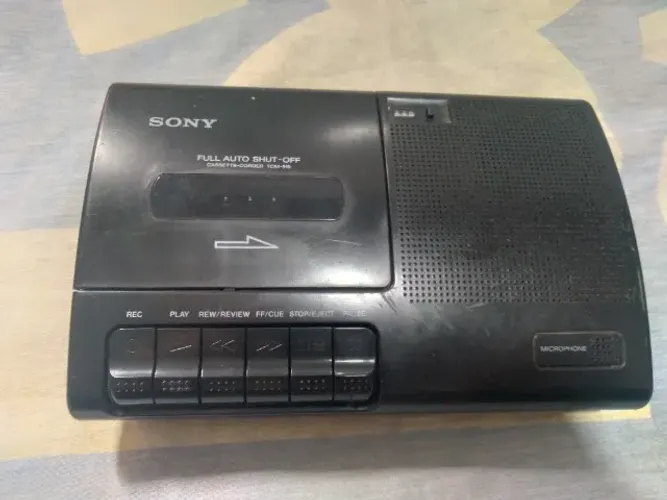 gravador portátil tape deck sony no estado