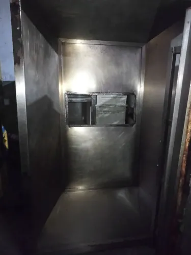 Coifa de forno toda em inox para gastronomia e comercio com medidas