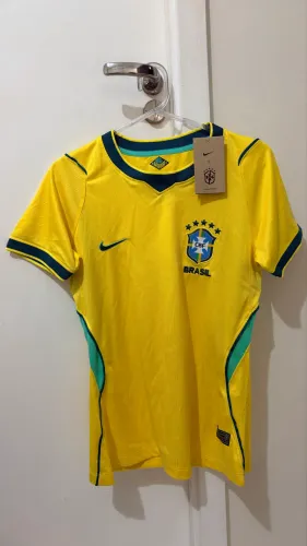Camisa Brasil Feminina - M 