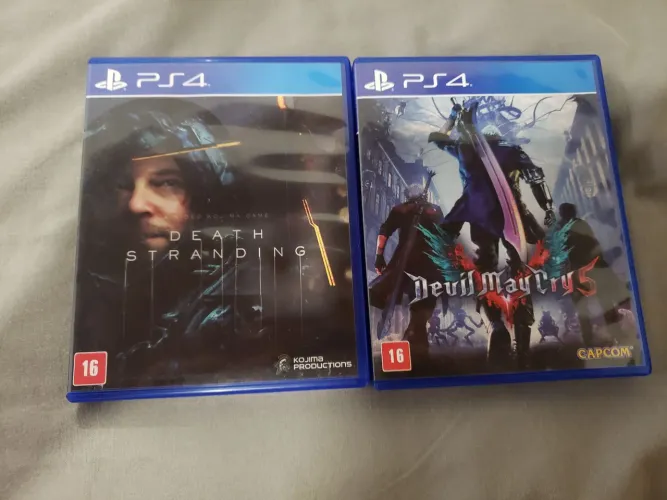 Jogos ps4 - Devil may cry 5 e Death stranding
