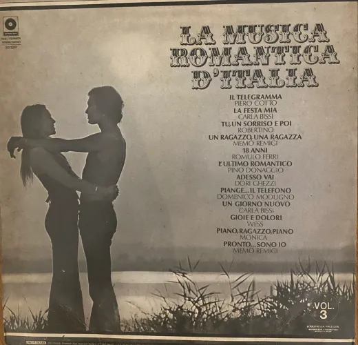 LP Disco vinil - MÚSICAS ITALIANAS - Românticas