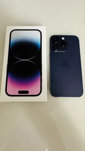 iPhone 14 Pro 256GB Deep Purple - Impecável + Caixa Original + Nota Fiscal 