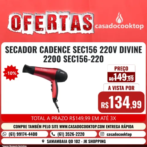 SECADOR CADENCE SEC156 220V DIVINE 2200 SEC156-220