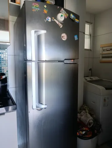 Geladeira Brastemp Frost Free Inox 385L - Funcionando