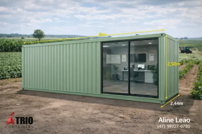Container escritório ou deposito para agricultores