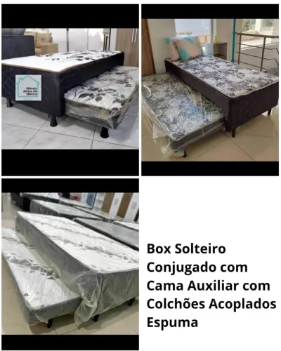 Box Solteiro Casal Bicama Conjugado NOVAS Conjugada colchão acoplado a partir 260,00