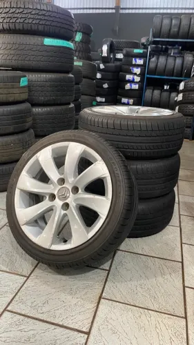 Jogo 4 Rodas Citroën Aro 17 4x108 Com Pneus XBRI Sport 195/40R17