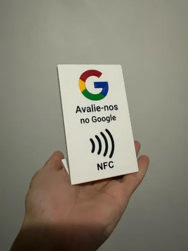 Placa Google NFC para Avaliações | Receba Mais Avaliações no Seu Negócio