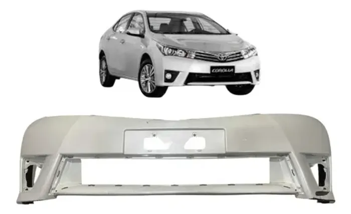 Parachoque Dianteiro Toyota Corolla 2015 A 2017 Original Branco