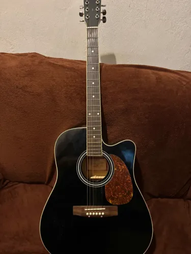 Violão Elétrico Profissional , vai com capa , completo