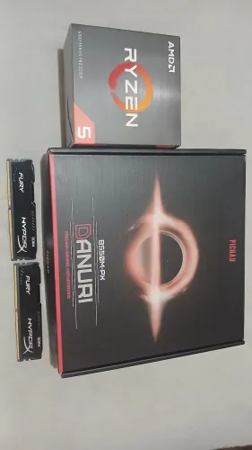 Kit B550M Pichau, Ryzen 5 5500 e 16GB Ram 2x8 2666Mhz