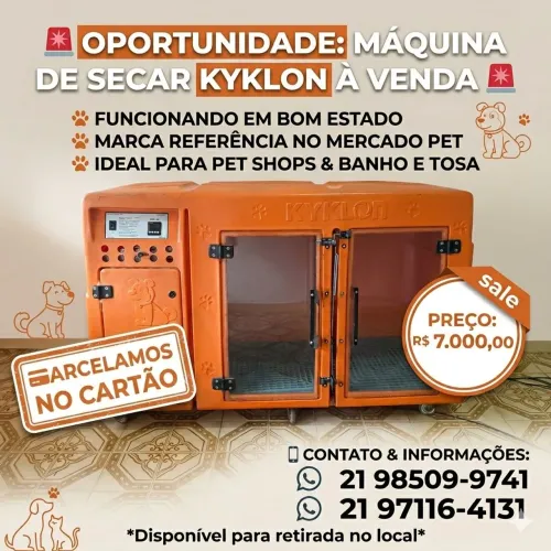 Máquina de secar cães e gatos KIKLON