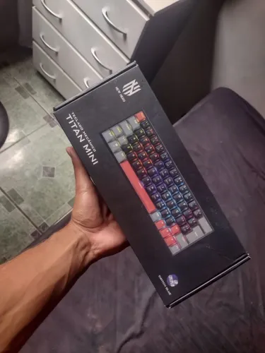 Teclado mecânico switch blue NOVO