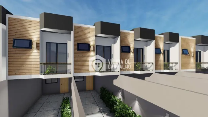 Sobrados Novos com 2 Suítes e 2 Vagas no Jardim Carolina Financiamento Facilitado