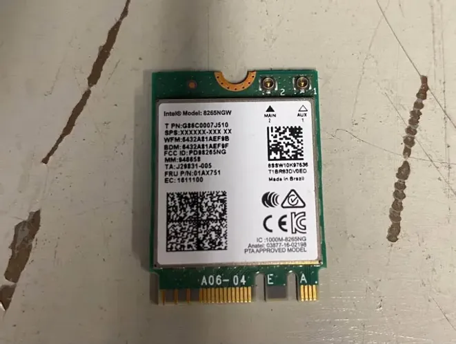 Placa Wifi Notebook
