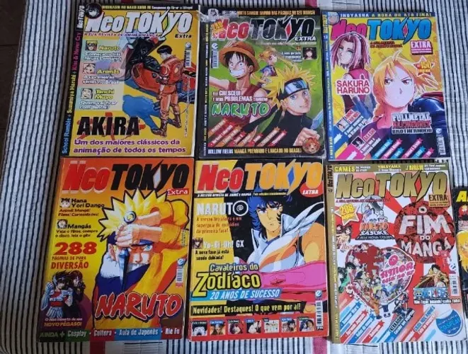 Revistas Neo Tokyo Extra (3 em 1) Edições 1, 3, 10, 12, 13, 17