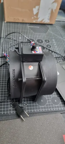 Exaustor alta vazão 150mm Garden Leds usado + filtro profissional de carvão ativado NOVO