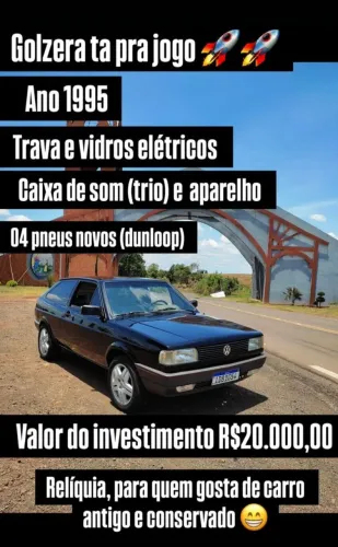 Volkswagen Gol Geração I 1000 2P 1995