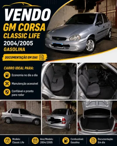 Chevrolet Corsa SED Class.life 1.0/1.0 Flexpower 2005