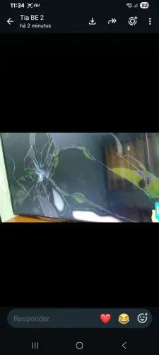 TV AOC Roku 43? Liga Normalmente - Para Conserto/Peças - R$700