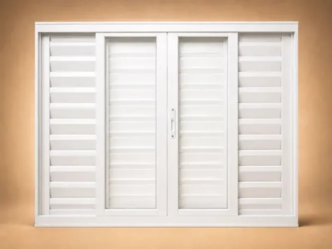 JANELA DE ALÚMINIO BRANCO VENEZIANA 6F 1.00X1.20 - PREÇO DE FÁBRICA