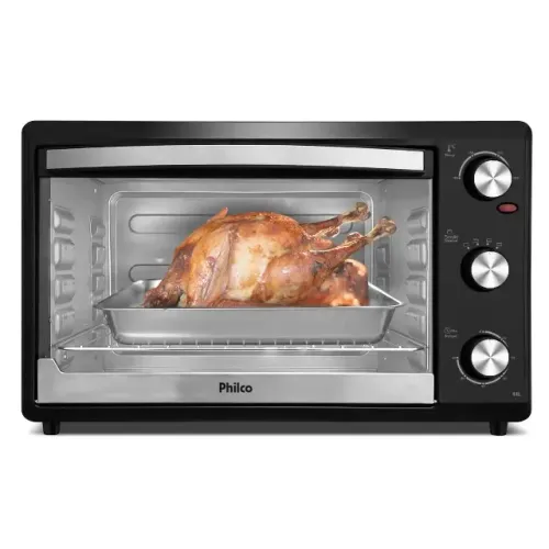 Forno Elétrico 44L Philco PFE44P bancada preto 110 Volts NOVO (Lacrado) - Para retirada
