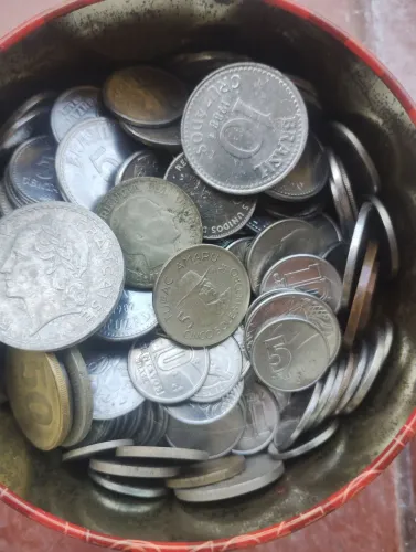 Antiguidade. Moedas antigas para colecionadores.